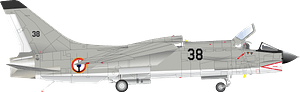 Vought F-8 Crusader, 1973