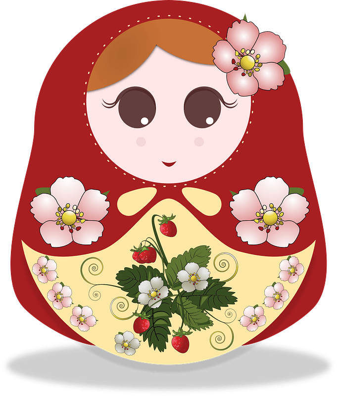 Doll Russian Strawberry
