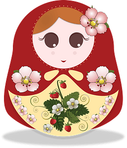 Doll Russian Strawberry