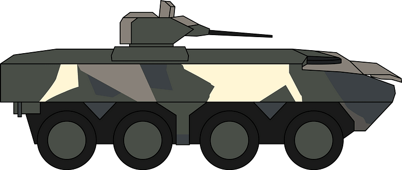 DefTech AV8 Amphibious Armoured Vehicle - Free Vector Clipart Images On ...