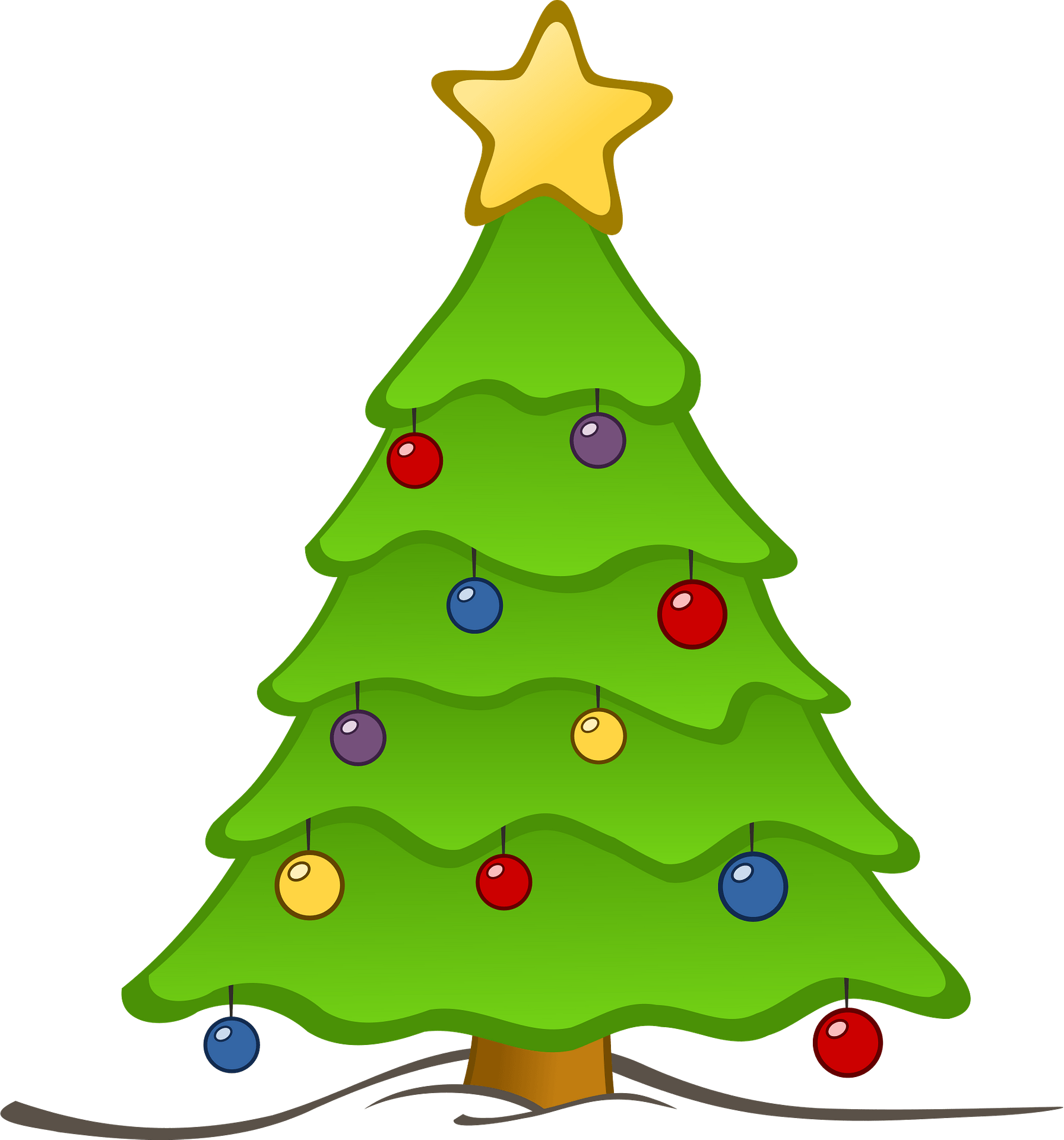Christmas tree images clip art sales