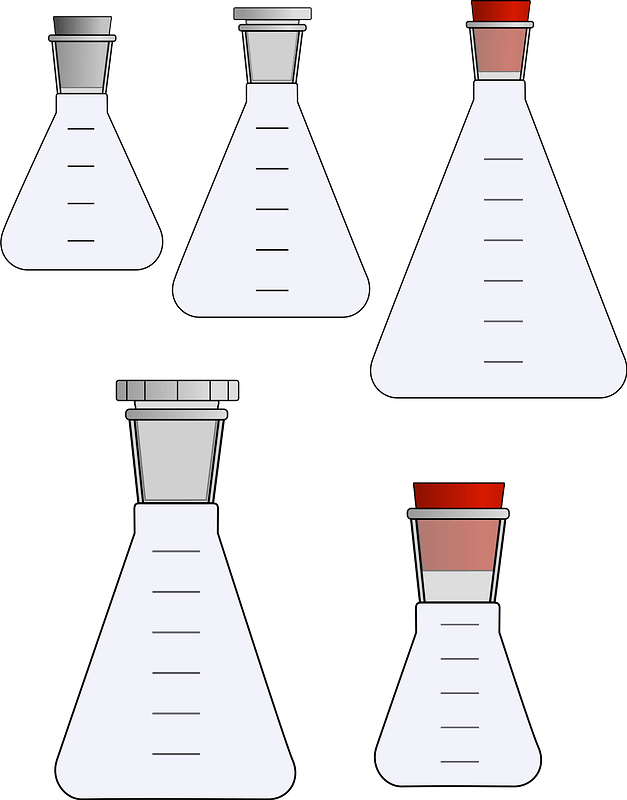 Erlenmeyer Flasks with Stoppers