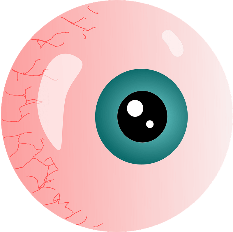 Eyeball with Green Iris
