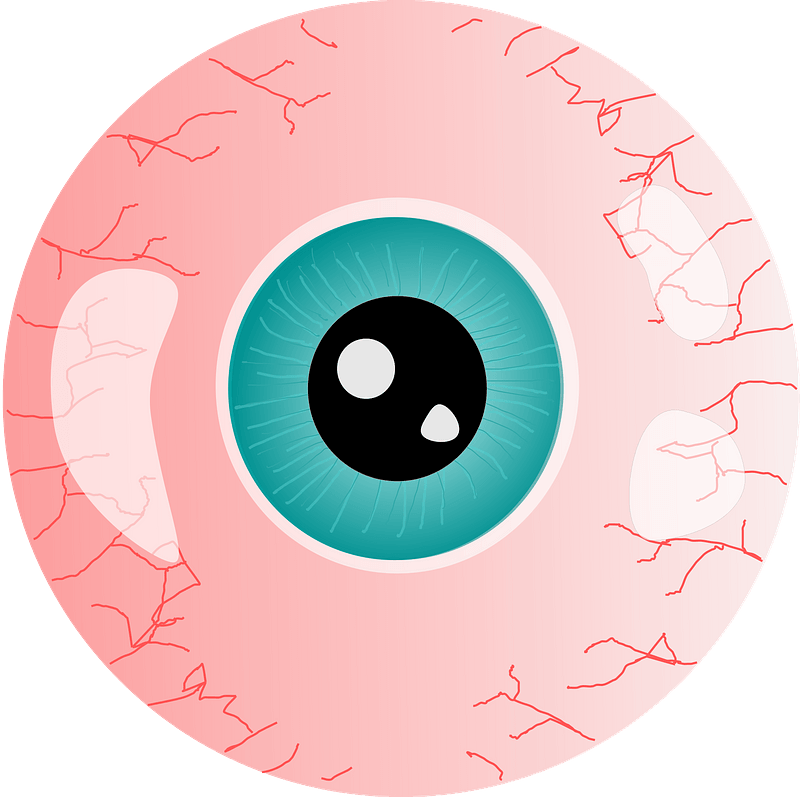 Eyeball with Green Iris