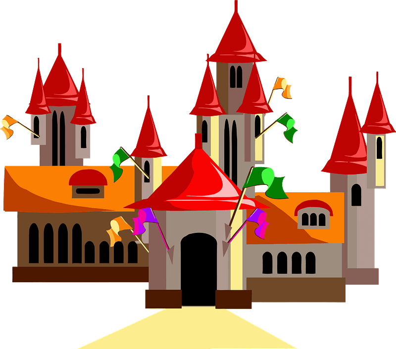 Colorful Fairytale Castle