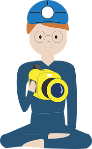 Female Engineer with a Video Camera