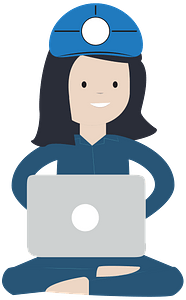 Female Engineer Working on a Laptop