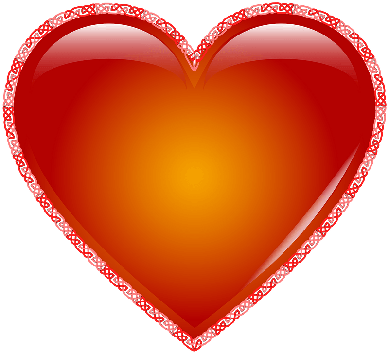 Filled Celtic Knot Heart