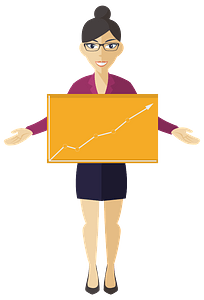 Flat Shaded Business Woman 3