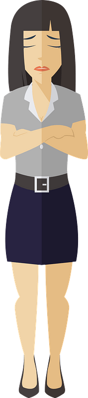 Flat Shaded Business Woman 5