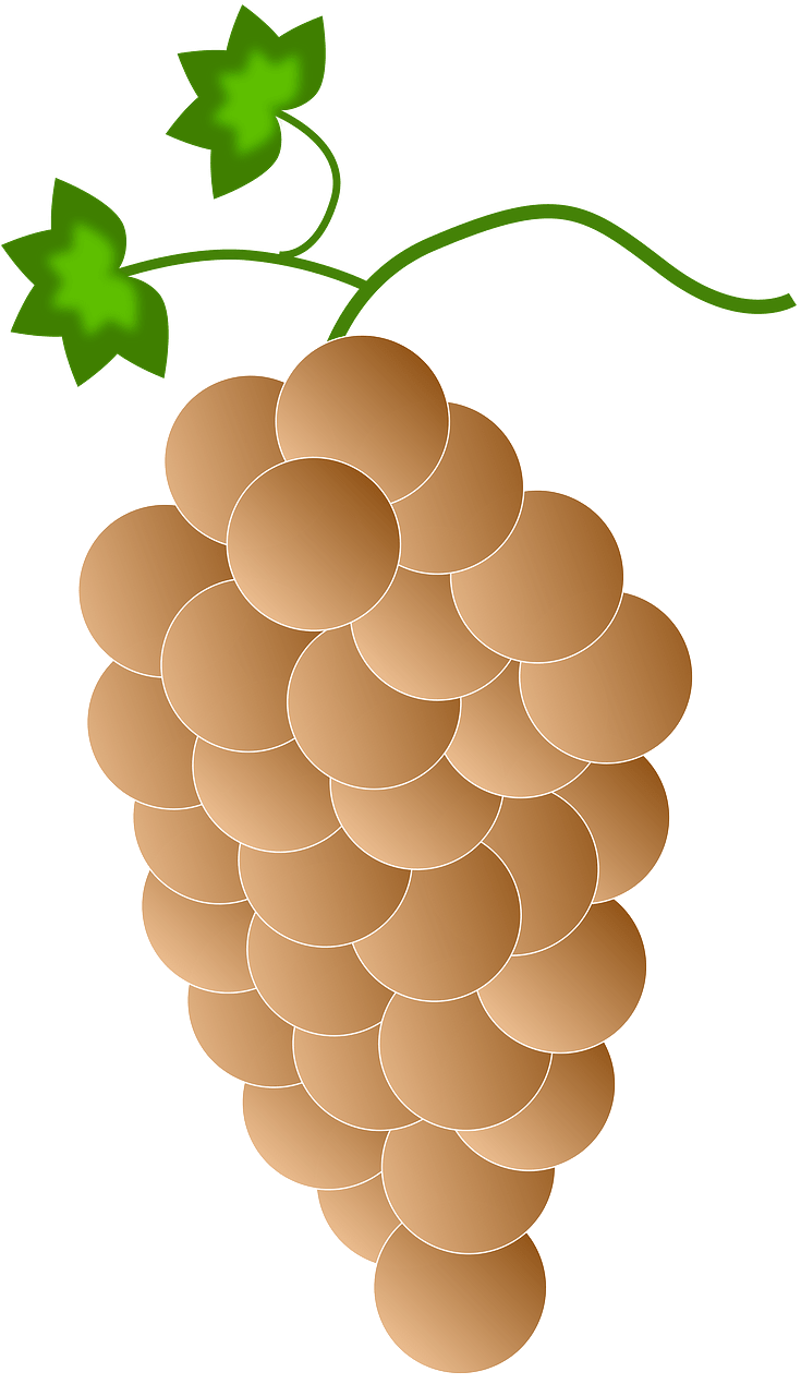 White Peach Grapes
