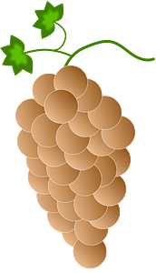 White Peach Grapes