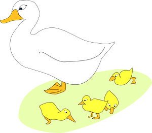 Goose and Goslings