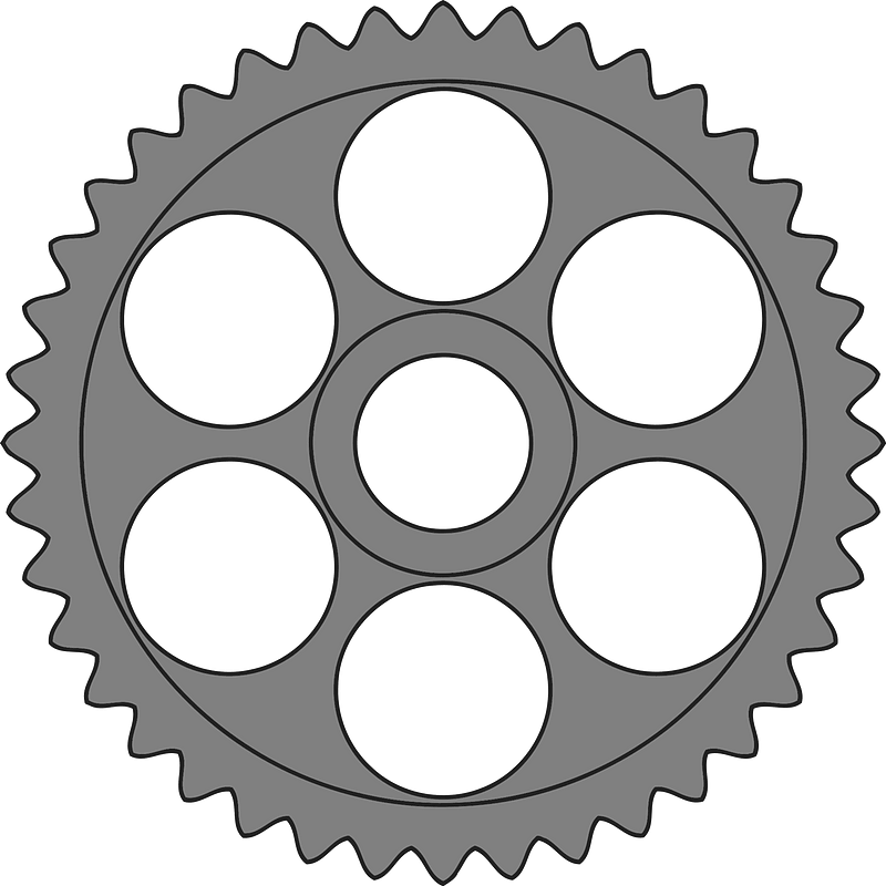 Gears - Center Holes, Teeth 40