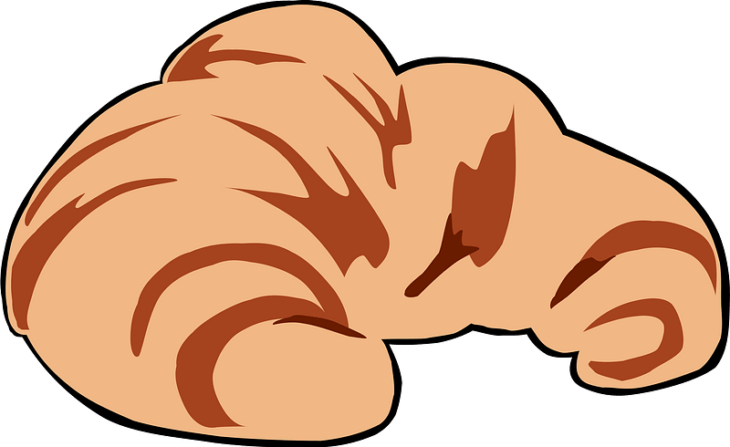 Fast Food, Breakfast, Croissant