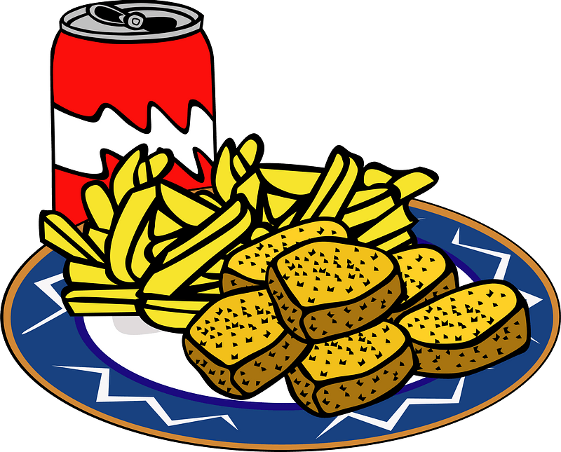 Fast Food, Menu, Sample Chicken Nuggets Meal