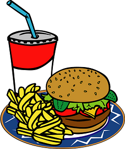 Fast Food, Menu, Sample Double Burger Meal