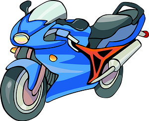 Blue Motorcycle
