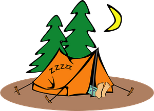 Sleeping in a Tent
