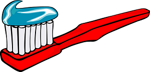 Toothbrush and Toothpaste