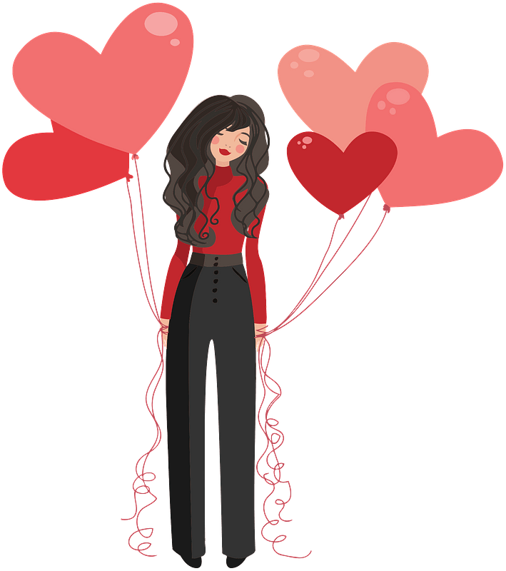 Girl with Balloons