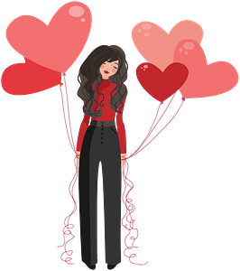 Girl with Balloons