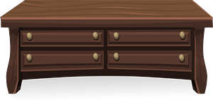 Glitch Simplified Low Wooden Cabinet