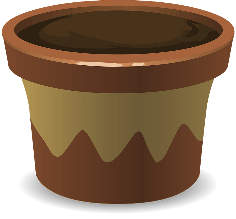 Glitch Simplified Plant Pot