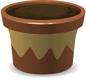 Glitch Simplified Plant Pot