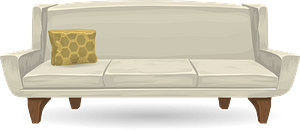 Glitch Simplified Sofa Danish Modern