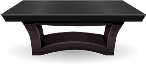 Glitch Simplified Table Black Penthouse