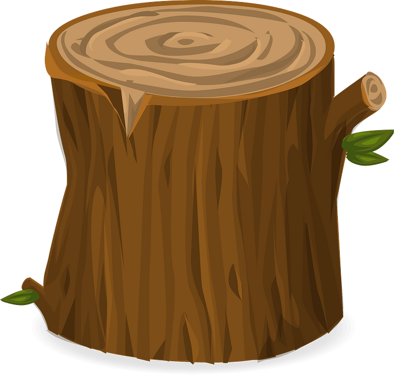 Glitch Simplified Tree Stump