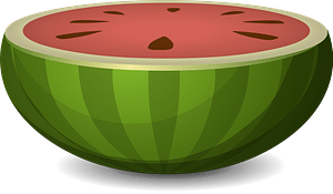 Glitch Simplified Watermelon