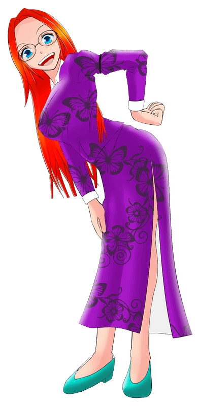 Happy Anime Woman