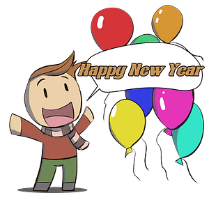 Happy New Year Man