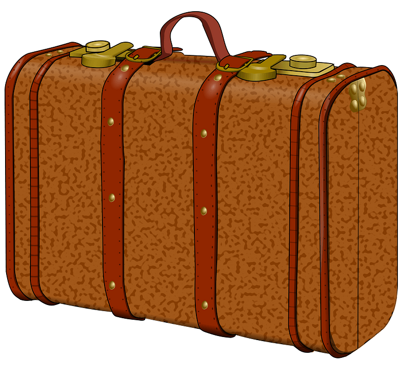 Suitcase with Stains