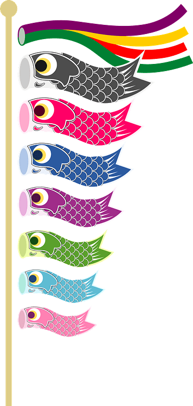Carp Flags with Pole