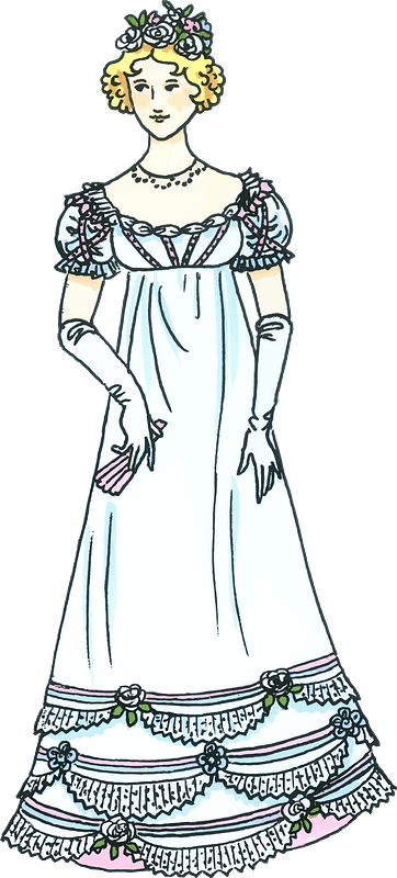 Lady in Fancy Dress