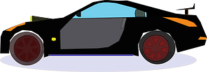 Black Nissan Car