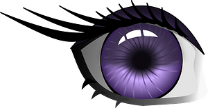 Purple Manga Eye