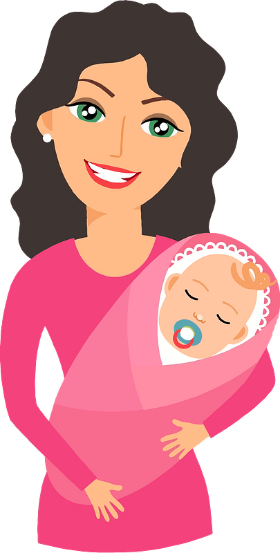 Mother Holding Baby
