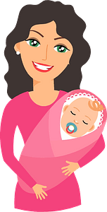 Mother Holding Baby