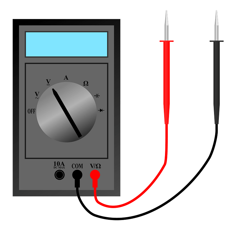 Multimeter with Leads