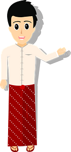 Native Myanmar Man