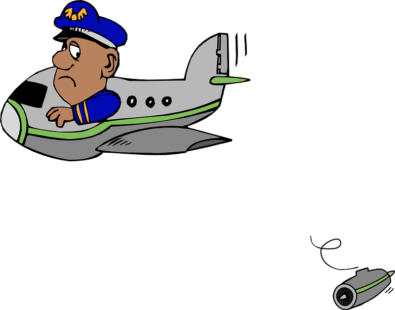 Ooops - Engine Fell Off the Plane