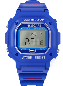 Blue Wristwatch