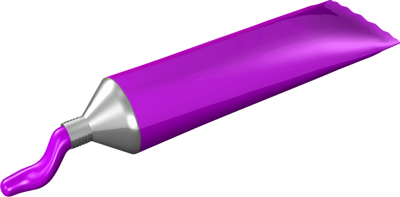 Purple Paint Tube - Free vector clipart images on creazilla.com