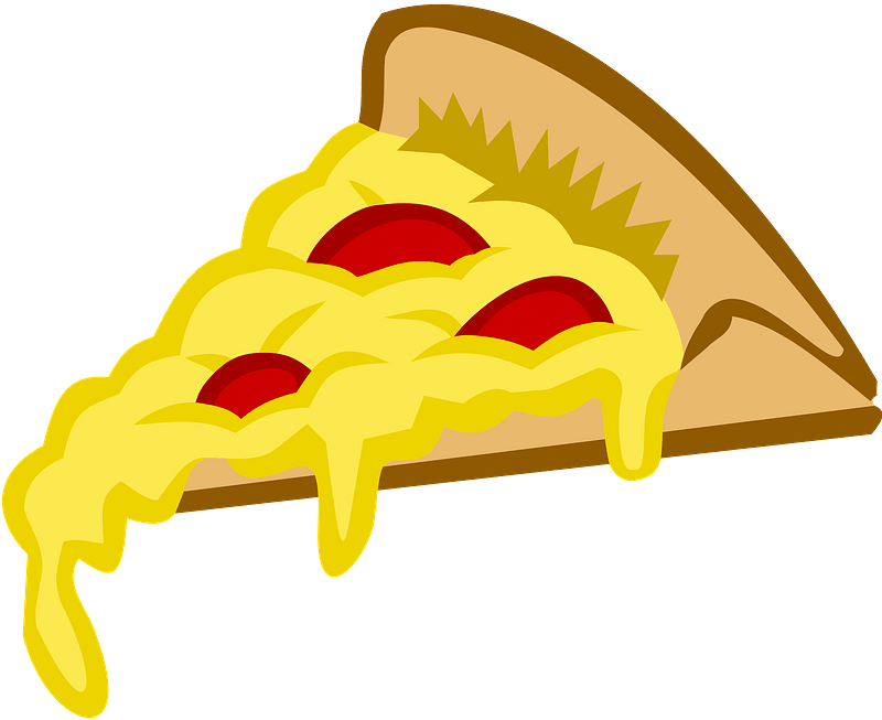 Pizza Slice in Tango Colors