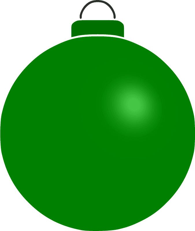 Plain Green Bauble
