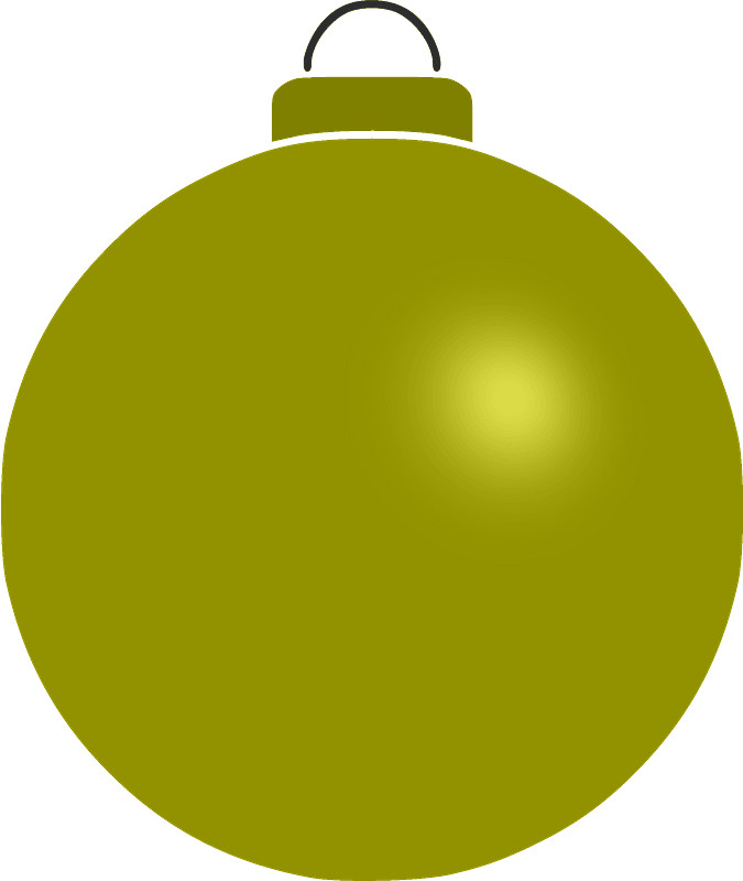 Plain Yellow Bauble